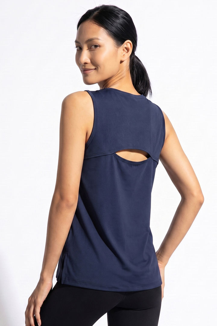 Zelocity Quick Dry Relaxed Tank Top - Naval Academy — image 2